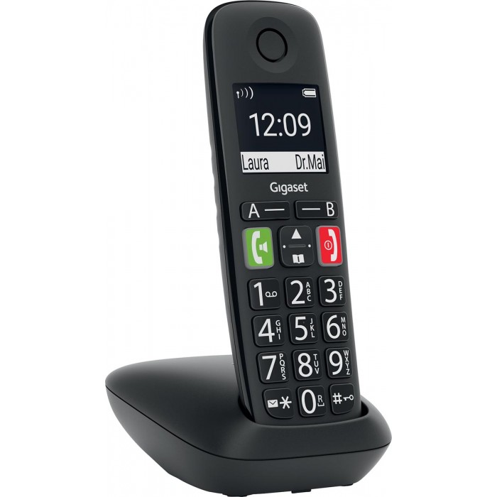 overspringen Inpakken meer Titicaca Gigaset E290 draadloze telefoon, grote toetsen, zwart kopen? (2901201) |  VerraXL Kantoor