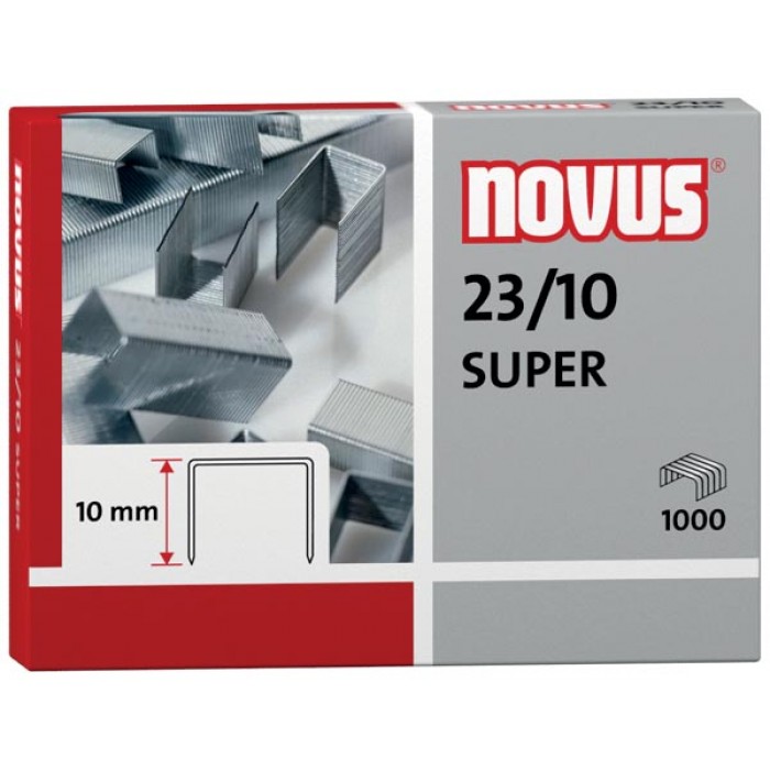 marge toewijding bouwen Novus nietjes 23/10, doos met 1000 nietjes kopen? (N23-10) | VerraXL Kantoor